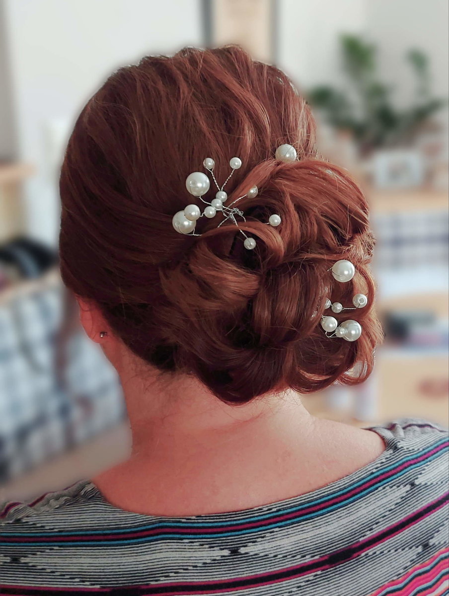 Frisur zur Hochzeit von Sandra's mobiler Friseurladen